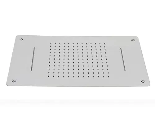 BERNSTEIN Einbauduschkopf Regenduschkopf 70x38cm - Einbauduschköpfe: Wassersparende Edelstahl-Deckenbrause mit Anti-Kalk Düsen für ein luxuriöses Duscherlebnis und einfache Reinigung.