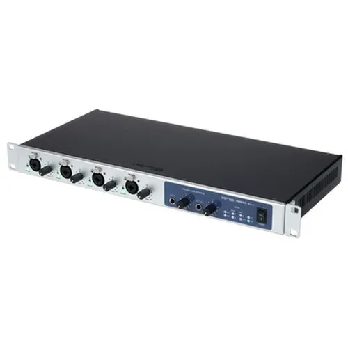 RME Fireface 802 FS - Professionelles High-End Audio Interface im 19" Format mit 30 Inputs und 30 Outputs. Ideal für anspruchsvolle Musikproduktionen, bietet es vielseitige Anschlussmöglichkeiten und niedrige Latenz.