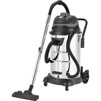 STAHLWERK VCL 1400 ST Nass- und Trockensauger 60L - Leistungsstarker 1400 W Industriesauger für Werkstatt und Baustelle. 60 L Metallbehälter für lange Einsätze, praktische Staubschüttelfunktion und Sicherheitsabschaltung für maximale Sicherheit.