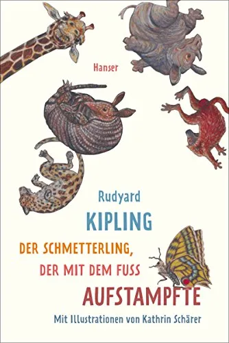 Der Schmetterling, der mit dem Fuß aufstampfte - Kinderbuch über Tiere, das die Fantasie anregt und wichtige Lektionen über Freundschaft und Mut vermittelt.