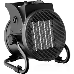 Wiltec Heizstrahler 2kW mit Thermostat – Effizientes Heizgerät für Räume bis 30m² - Effektiver Heizstrahler mit 2000 W für schnelle Wärme in Räumen bis 30 m². Integriertes Thermostat und drei Leistungsstufen sorgen für individuellen Komfort und optimale Temperaturkontrolle.