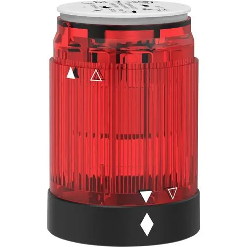 Pfannenberg Signalsäulenelement BR50-LED-M-RD 24V - Signaltechnik mit funktionsüberwachtem LED-Dauerlichtmodul, das auch bei Strangausfall weiterleuchtet - ideal für Maschinenstände und Warnsignale in rauen Umgebungen.