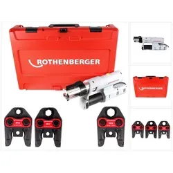 Rothenberger ROMAX AC ECO, M15-22-28mm - Pressmaschine für Netzbetrieb mit ergonomischem Griff, CFT-Technologie für konstante Schubkraft und schnellem Pressvorgang in nur 5 Sekunden.