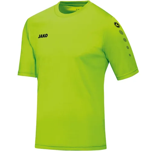 JAKO Sport-Tshirt Trikot Team Kurzarm (100% Polyester) neongrün Jungen, Größe: 128