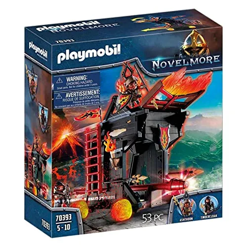 PLAYMOBIL 70391 Katapult Mobil von Novelmore - Wikinger Spielset mit beweglichem Katapult, ideal für kreative Rollenspiele und Abenteuer im mittelalterlichen Stil.