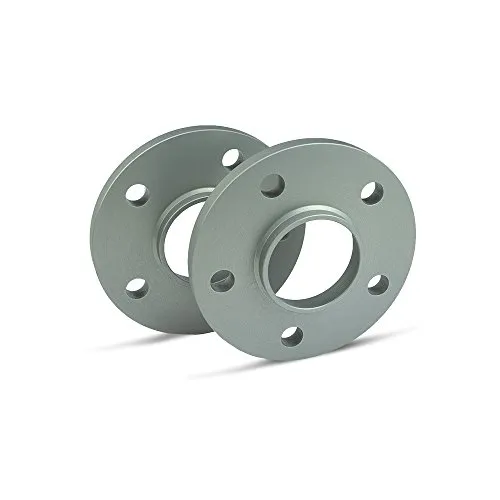 SCC Spurverbreiterung 12434E - silber eloxiert - LK: 112/5 NLB: 66,5 - 12mm - 2 Stück