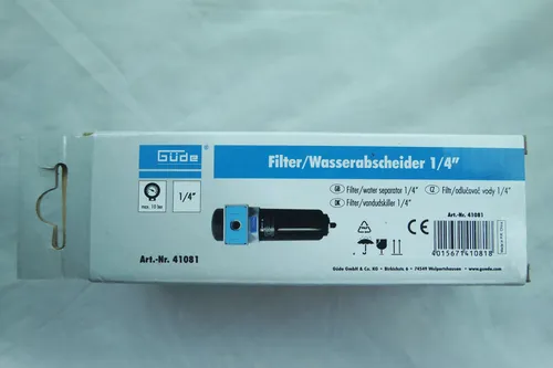 Güde Qualitätsware Druckluft Filter  /  Wasserabscheider 1/4" Art. Nr 41081