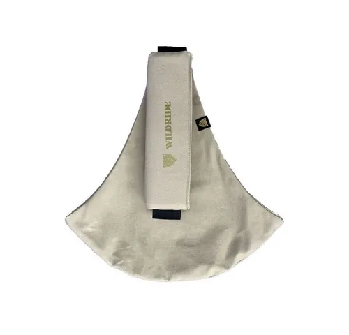 Wildride Babytrage Basic - Ergonomische Hüfttrage für Kinder 9 Monate - 4 Jahre, aus 100% Baumwolle, ideal für Abenteuer in der Natur und bequemes Tragen.