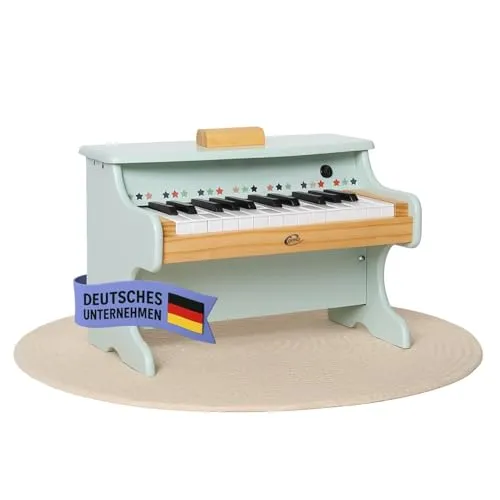 Coemo Kinder-Klavier 25 Tasten – Musik Lerninstrument für Kleinkinder - Wählen Sie zwischen Piano und Flügel. Fördert Kreativität und Motorik, bietet klare Töne und ist sicher für kleine Hände. Einfach aufzubauen und sofort spielbereit!