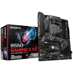 Gigabyte B550 GAMING X V2 - ATX Motherboard für AMD AM4 CPUs, schnelle Gaming-Leistung und 4 RAM-Slots für optimale Konfiguration
