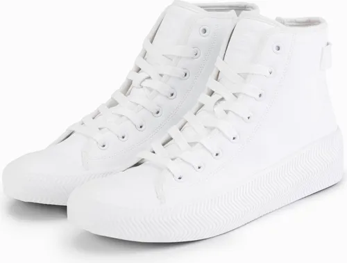 Ombre Clothing Herren-Stiefeletten Sakeasi Weiß 44 - Moderne High-Top-Sneaker für urbanen Stil. Mit elegantem Kunstleder, rutschfester Gummisohle und praktischem Reißverschluss – für einfachen Zugang und optimalen Halt.