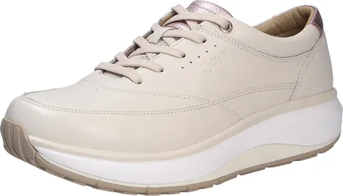 Joya Damen Schnürschuh VENICE BEIGE/WHITE - Bequeme Eleganz für jeden Tag - Der Joya VENICE BEIGE/WHITE vereint schlichten Komfort mit hochwertigem Glattleder. Die weich-elastische Sohle sorgt für angenehmes Gehen und unterstützt die individuelle Fußanpassung. Ideal für stilbewusste Damen, die Wert auf Gehkomfort legen.
