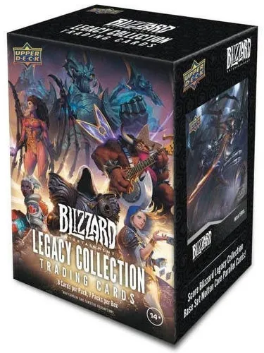 Upper Deck Blizzard Legacy Collection Trading Cards Blaster - Sammelkarten-Set mit Themen aus Blizzards Universen. Hochwertiger Karton für Langlebigkeit und exklusive, farbenfrohe Parallels. Ideal für Sammler und Fans von Azeroth, Overwatch und Diablo!