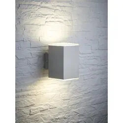 LED Außenwandleuchte beidseitig leuchtende Edelstahllampe 11W IP44 modernes Design