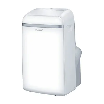 comfee Mobil-Klimagerät 10.000 BTU FRIENDLY Pro - Klimaanlage für Räume bis 32m² mit 10.000 BTU, inkl. Fernbedienung und LED Display, bietet Kühlen, Entfeuchten und Ventilieren für optimalen Komfort.
