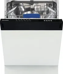 Oranier EB-Geschirrspüler Frontglasblende schwarz GSV 545 - Vollintegrierter 45 cm Geschirrspüler mit 6 Programmen, inklusive HygienePRO und Intensivmodus. Ideal für effizientes und hygienisches Spülen in kleinen Küchen.