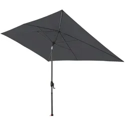 Doppler Mittelstockschirm "myZONE 300x200" Auto-Tilt, anthrazit - Sonnenschirm mit Auto-Knickfunktion für flexiblen Schatten auf Ihrer Terrasse, ideal für entspannte Stunden im Freien.