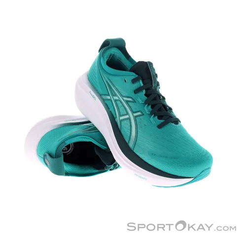 ASICS Herren Laufschuhe GEL-NIMBUS 27 – Ultraweiche Dämpfung - Laufschuhe mit überragender GEL-Dämpfung für ein wolkenähnliches Laufgefühl. Das Jacquard-Mesh-Obermaterial bietet optimale Ventilation und Tragekomfort.