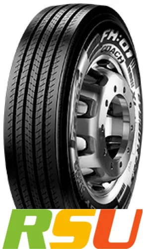 Pirelli FH:01 Coach M+S 3PMSF 295/80 R22.5 156/149M Ganzjahresreifen - Ganzjahresreifen für Busse, optimierte Sicherheit bei allen Wetterbedingungen und hoher Fahrkomfort auf langen Strecken.