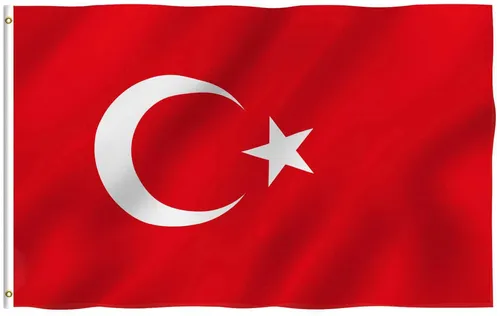 Türkei Flagge 150x90 cm mit Ösen – Wetterfest und strapazierfähig - Hochwertige Polyester-Flagge mit Metallösen zur einfachen Befestigung. Ideal für den Außenbereich und perfekt für jedes Event oder zur Dekoration.