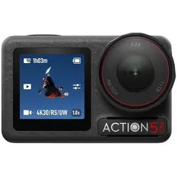 DJI Osmo Action 5 Pro Standard Combo - Wasserdichte 4K Action-Kamera mit 1,3" Sensor, herausragende Low-Light-Leistung und ultrastabile 360° HorizonSteady Stabilisierung