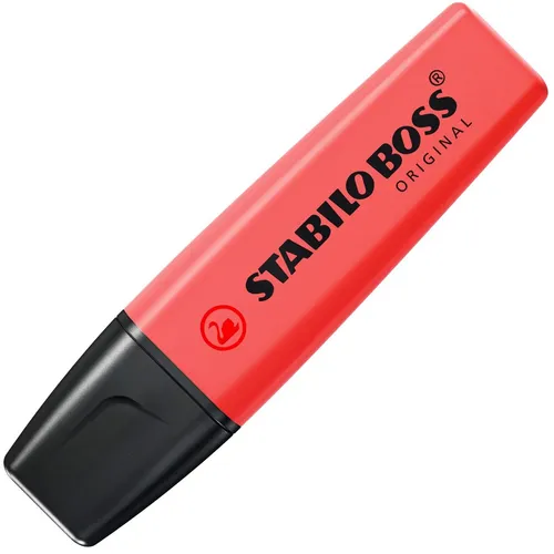 STABILO BOSS ORIGINAL Textmarker rot, 1 St.