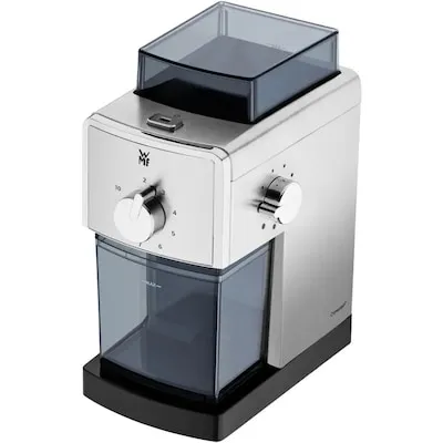 WMF Kaffeemühle 0417070011 - Leistungsstark mit 110W, 17 präzisen Stufen und 180g Fassungsvermögen für perfekten Kaffeegenuss zuhause