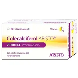 COLECALCIFEROL Aristo 20.000 I.E. Weichkapseln 50 St
