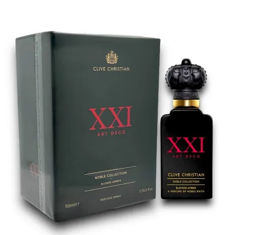 Clive Christian Blonde Amber Perfume Spray - 0.05 l - Unisex Duft aus der Noble Collection, würzig-cremige Komposition mit überdurchschnittlicher Haltbarkeit, ideal für kühle Abende und besondere Anlässe.