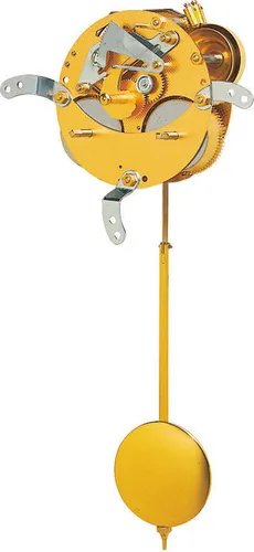 Hermle Federzugwerk AF Hermle, 7-Tage, Pendellänge 13 cm, mit Doppelglockenschlag