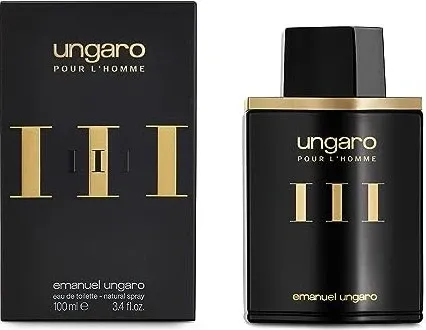 Emanuel Ungaro Ungaro Pour L`Homme III Eau de Toilette 100 ml - Herrendüfte mit modernem, klassischem Duft. Ideal für Männer, die einen zeitlosen und eleganten Duft suchen.