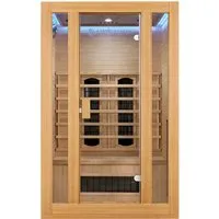 Infrarotkabine Nyborg S120K - Wärmekabinen, Wellness-Oase für Zuhause mit Dual-Technologie und fünf Keramikstrahlern für intensive Wärme und Entspannung.