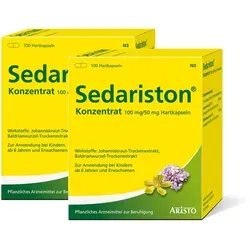 Sedariston Konzentrat HK Set 2X100 St - rezeptfreies Gesundheitskonzentrat - Fieberthermometer und Gesundheitsunterstützung in einem - 200 St von Aristo Pharma GmbH, ideal zur Linderung von Fieber und Unwohlsein.
