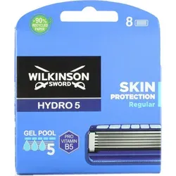 Wilkinson Hydro 5 Rasierklingen 8er Pack - Herren Rasierklingen mit Hydration Gel für eine sanfte und geschützte Rasur, ideal für empfindliche Haut.