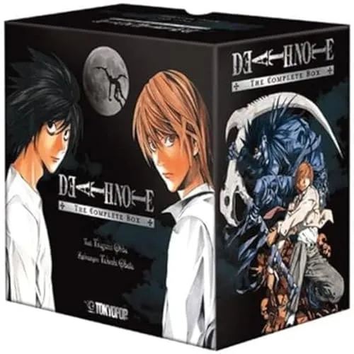 Death Note Complete Box von Takeshi Obata - Bücher, umfassende Sammlung mit 2816 Seiten, ideal für Fans von Manga und Thriller.
