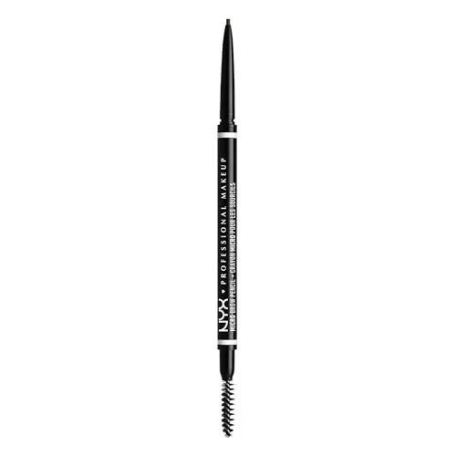 NYX Professional Makeup Augenbrauenstift, Micro Brow Pencil, Beidseitig mit ausdrehbarem Augenbrauenstift und Bürstchen, Wasserfest, Eyebrow Pencil, Vegane Formel, Farbton: 07 Espresso