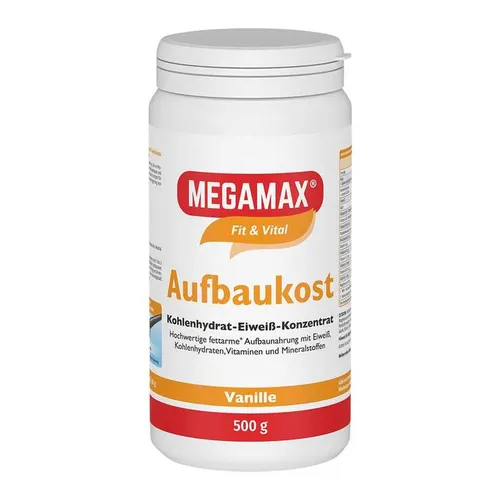 Megamax Aufbaukost Vanille Pulver Inhalt: 500 g