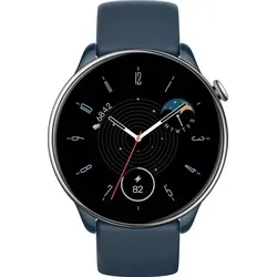 AMAZFIT GTR Mini Smartwatch - Edelstahl Silikon, Ocean Blue, edles Design mit 120+ Sportprogrammen und 14 Tagen Akkulaufzeit