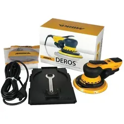 Mirka DEROS 625CV 150mm 2,5 Hub - Druckluftwerkzeuge, hochleistungsfähiger Schleifer mit Bluetooth-Konnektivität und Vibrationssensor für präzises Arbeiten.
