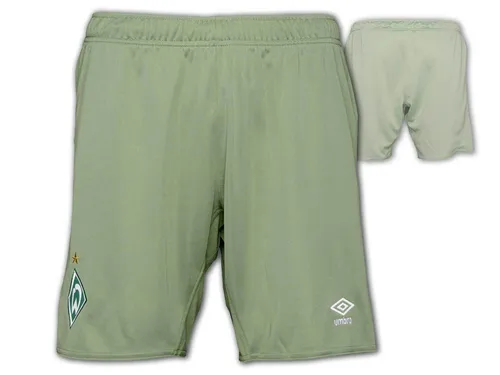 Werder Bremen Kinder Away Short grün Umbro SVW Auswärtsshort Fußballhose Gr.152