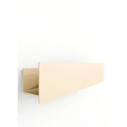 Metallbude Duschablage SHEA aus Aluminium – Wandmontage ohne Bohren - Praktische Duschablage aus hochwertigem Aluminium in elegantem Beige. Ideal für eine einfache Wandmontage, um Ihr Badezimmer ordentlich und organisiert zu halten.