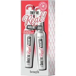 Benefit Cosmetics They're Real! Magnet Mascara Duo Set - Mascaras mit magnetischer Kraft für extreme Wimpernlängen. Die Verlängerungsbürste zieht die mineralstoffreiche Formel über die Spitzen hinaus. Ideal für einen beeindruckenden Augenaufschlag im Doppelpack!