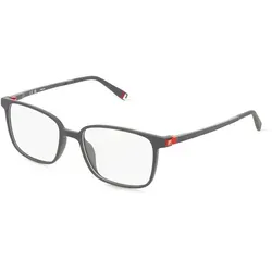 Fila FIAVFI489L Unisex-Brille inkl. Gläser Vollrand Eckig Kunststoff-Gestell 49mm/16mm/140mm, grau