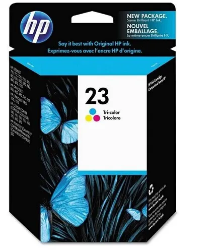 Original HP 23 C1823D Tintenpatrone Tri-color MHD 2017 oder 2018 ungeöffnet!