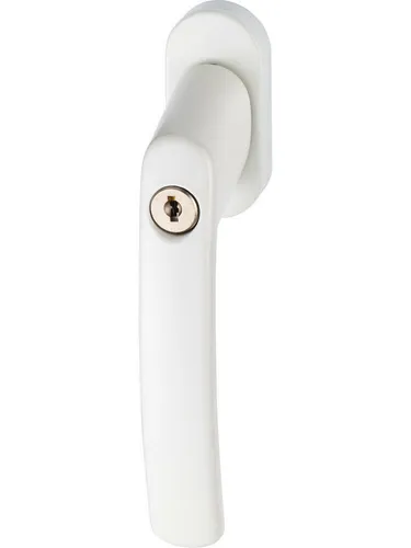 ABUS abschließbarer Fenstergriff FG200 W weiß 44259 - Fenstersicherung mit abschließbarem Fenstergriff, bietet zusätzlichen Schutz für Ihr Zuhause und ist ideal für Fenster mit Zugang von außen.