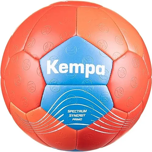 Kempa Handball Spectrum Synergy Primo - Ideal für Nachwuchsspieler - Handball in Größen 0-3, perfekt für Training und Wettkampf, sorgt für optimale Griffigkeit und Kontrolle.