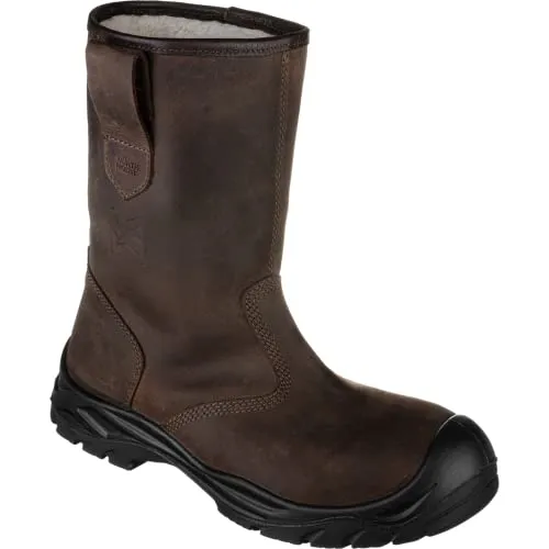 WÜRTH MODYF Sicherheitsstiefel S3 Xorion in braun - Arbeitsschuhe für Herren und Damen - metallfrei & wasserabweisend - in der Größe 39