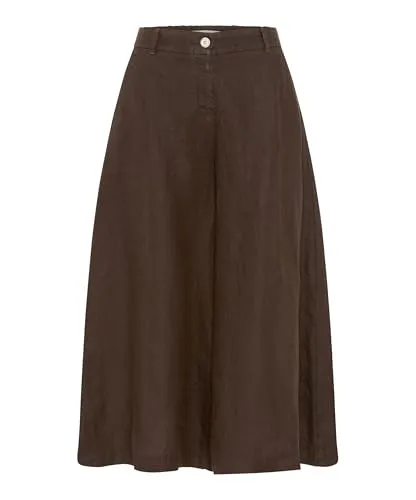 Brax Laufhose Style Melli S - Damen Hosenrock - Modischer Hosenrock im Wide Leg Fit aus reiner Leinenqualität für ein luftiges Tragegefühl. Ideal für vielseitige Sommerlooks, ob lässig oder elegant. Perfekt für warme Tage!