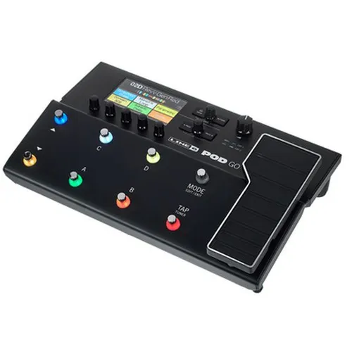 Line6 Pod GO Multi-Effektpedal - Multieffektgerät für E-Gitarre mit über 300 Effekten und Modellen, kompaktem Design und integriertem Expressionspedal – ideal für kreative Musiker unterwegs.