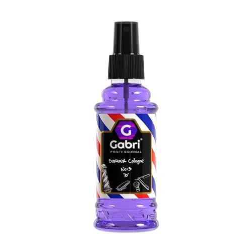 Gabri Barber Cologne | After Shave Spray für Männer | Rasur Duftwasser Aromatisch-Intensiv | Barber Eau de Cologne mit praktischen Pump-Spender | Turkish Cologne (No3, 150 ml (1er Pack))